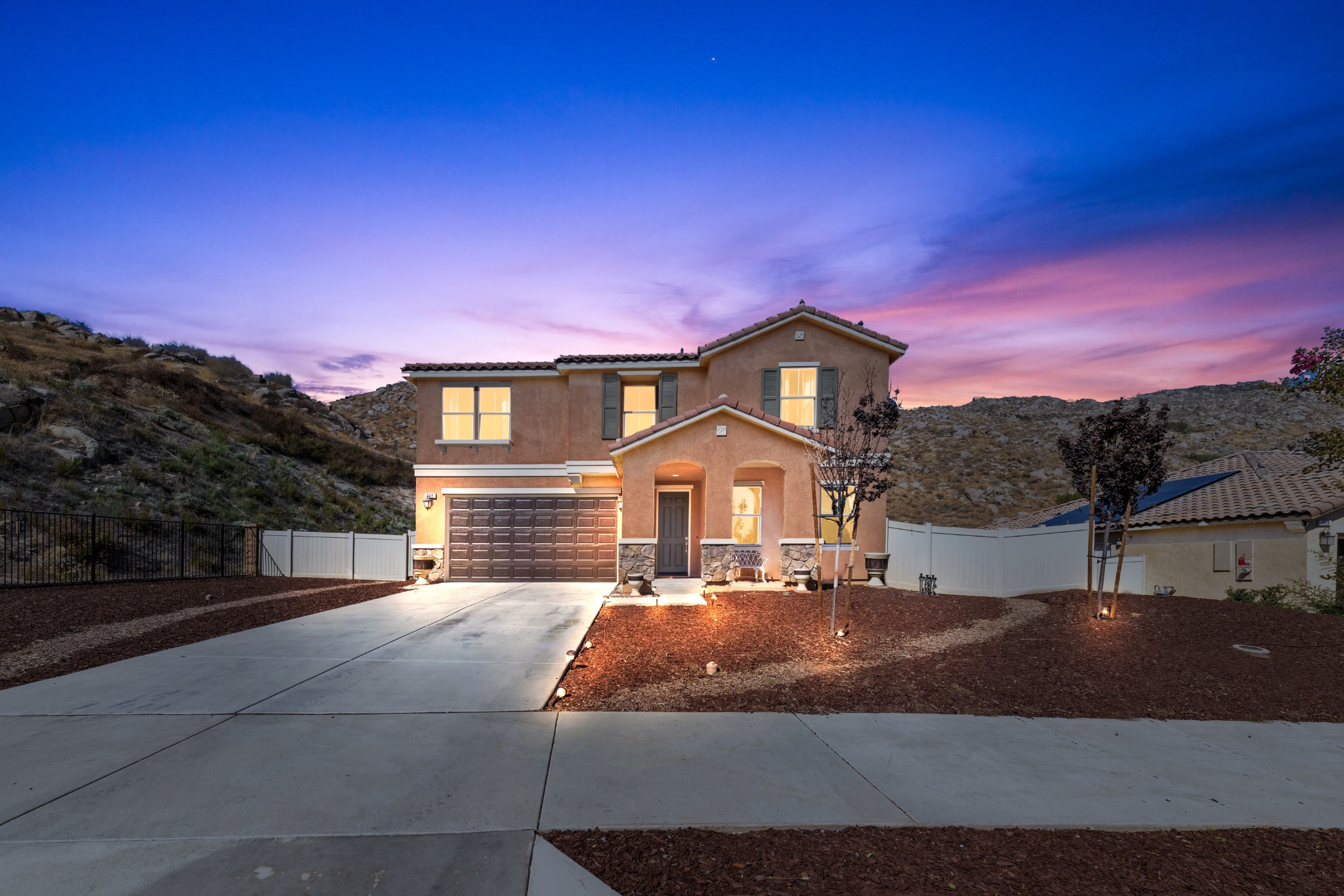 Elegant entry and columns